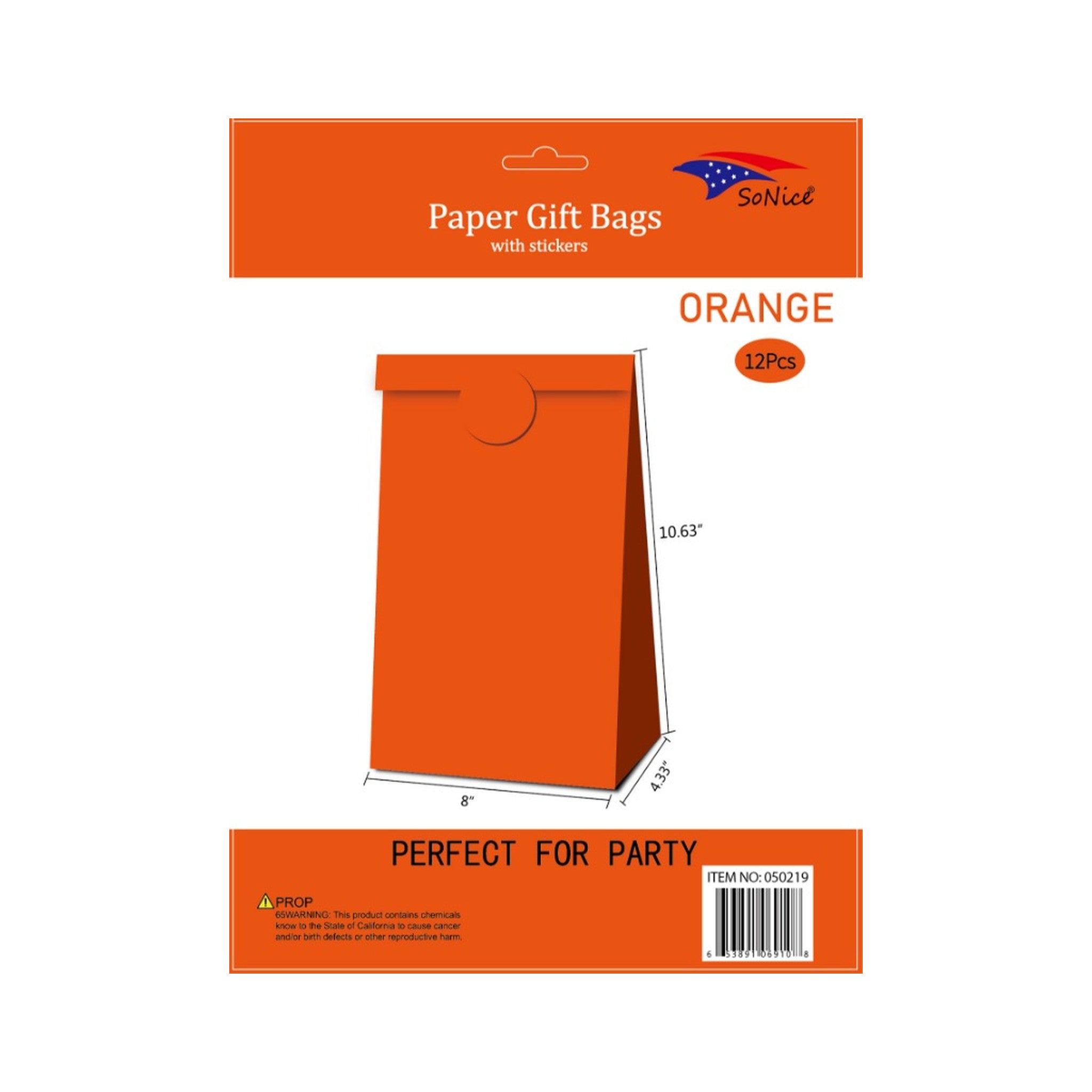 Craft Bags Orange